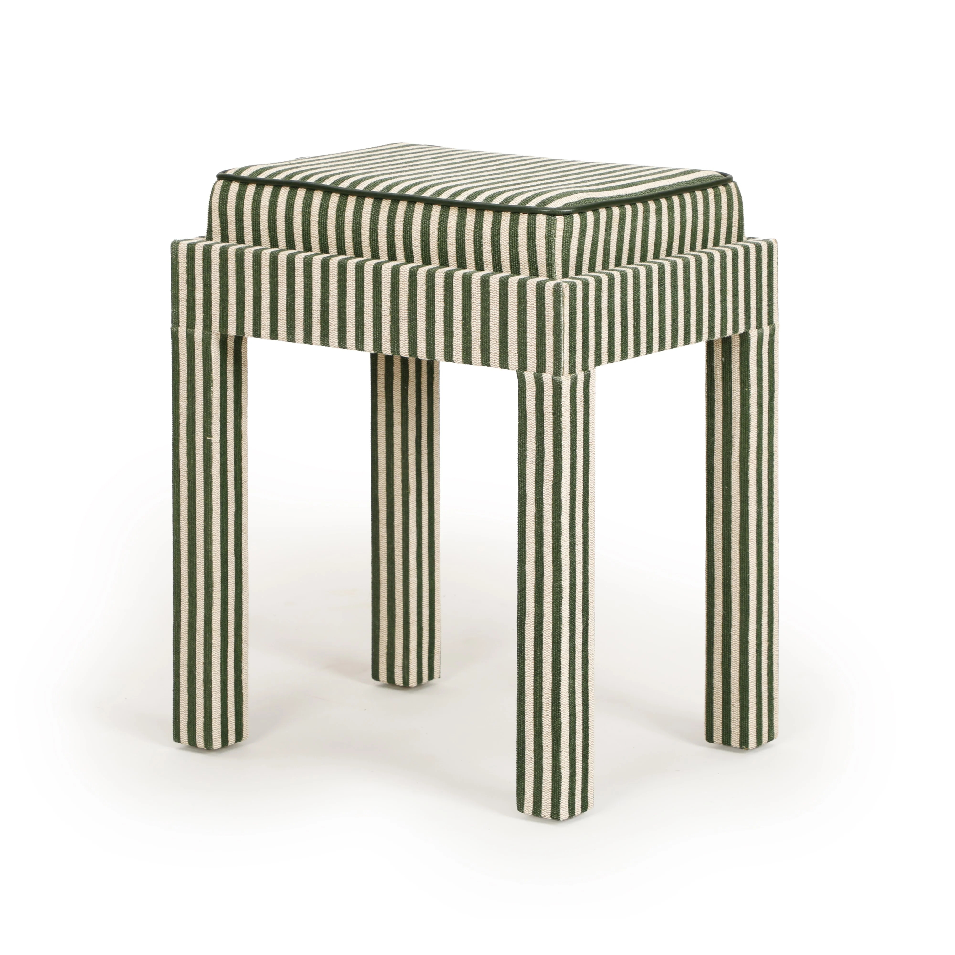 Kora Cotton Jute Contract-Grade Accent Stool | TOV Furniture