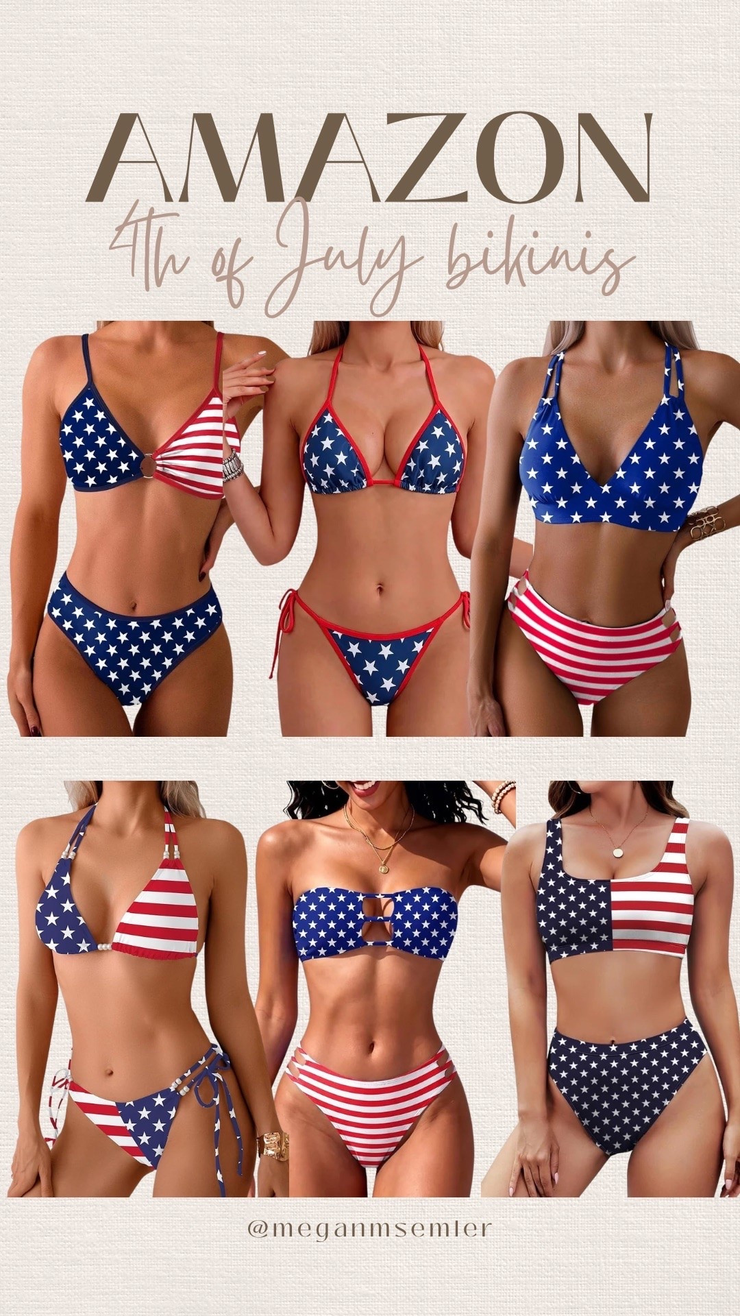 Amazon 4th of July bikinis

#LTKgrwm #LTKootd #LTKSeasonal