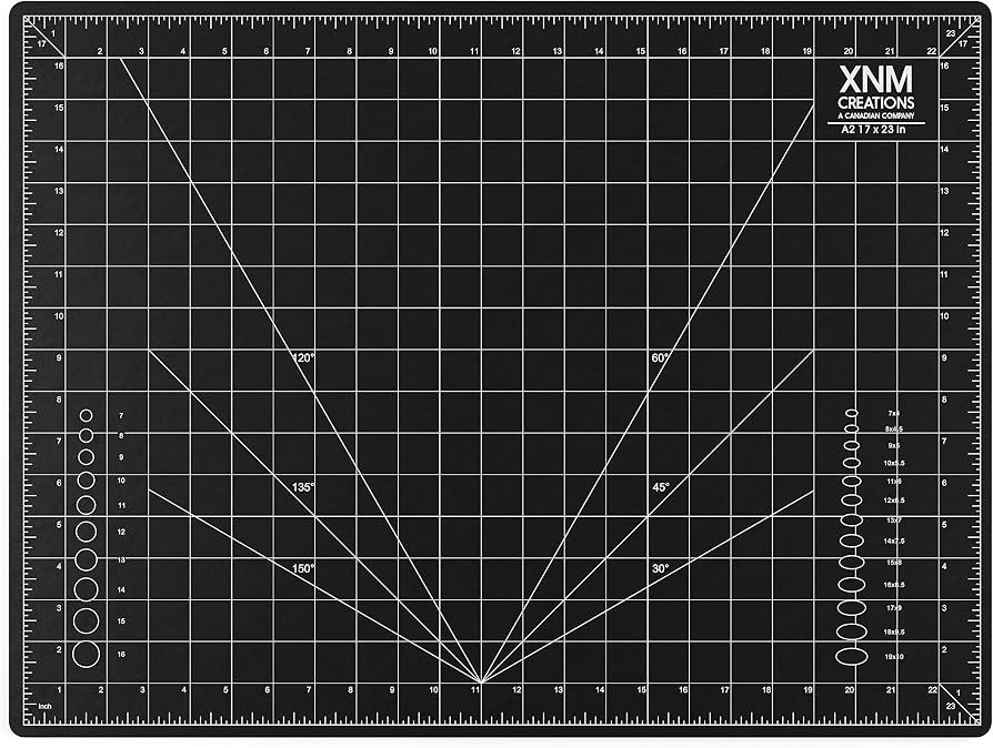 XNM Premium Self Healing Cutting Mat - 18 Inches by 24 inches - A2, 3 Layer Quality PVC Construct... | Amazon (US)