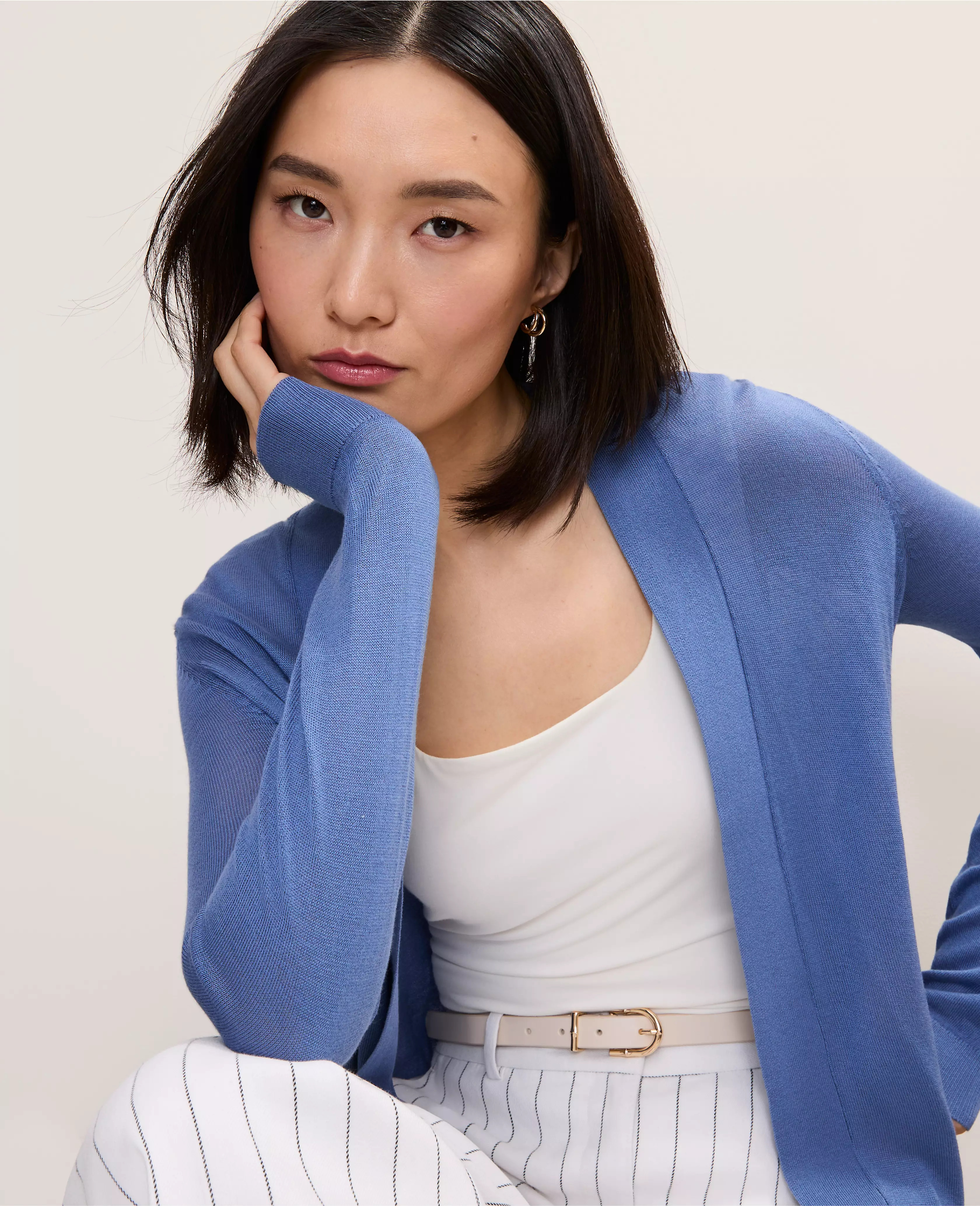 Lightweight Open Cardigan | Ann Taylor