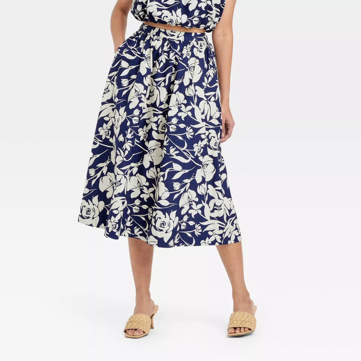 Women's Midi Picnic A-Line Skirt - A New Day™ | Target