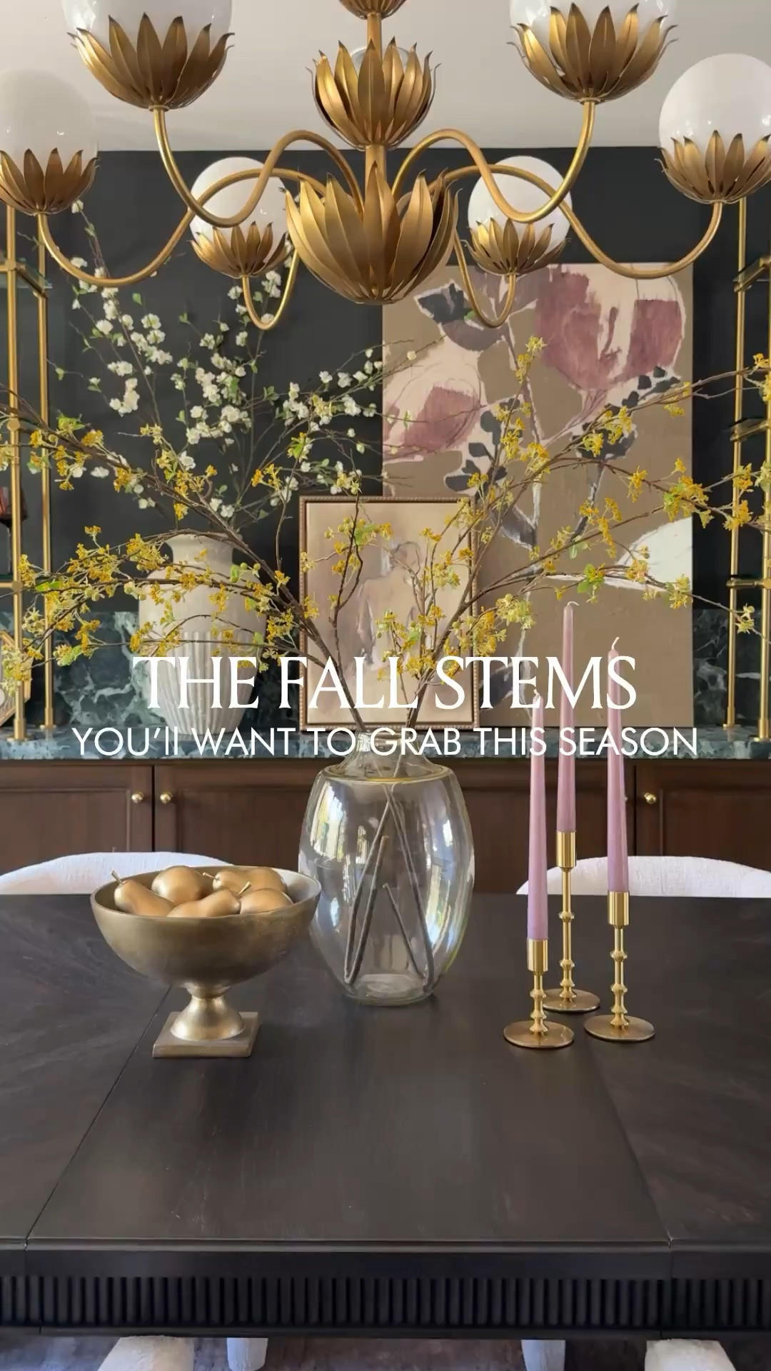 Give me all the fall stems! All of these are beautiful options for dining table centerpieces, kitchen island decor, or console styling!

#LTKHome #LTKSeasonal #LTKdayinmylife