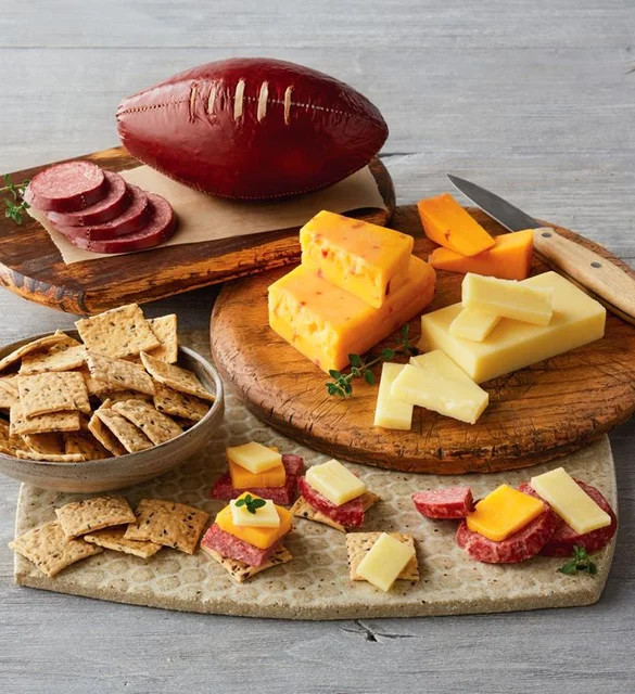 Football Sausage and Cheese Gift | Harry & David