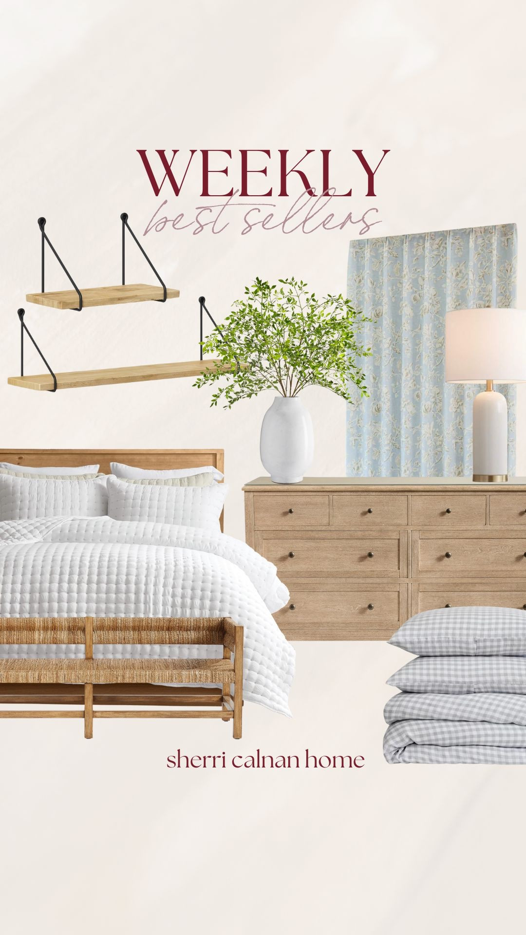This week’s best sellers featuring layered neutral bedding, soft textures, and timeless coastal pieces that continue to be favorites for creating calm and elevated spaces.
 Neutral bedding best sellers, coastal bedroom decor, organic modern furniture, neutral home finds, layered bedroom styling, weekly home decor favorites, sherri calnan home

#LTKHome