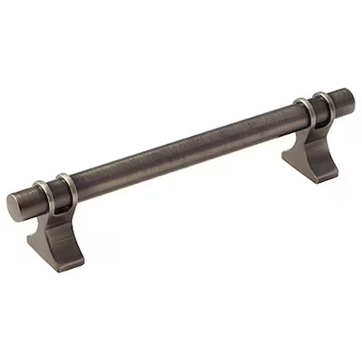 Amerock Davenport 5-1/16-in Center to Center Gunmetal Cylindrical Bar Drawer Pulls | Lowe's