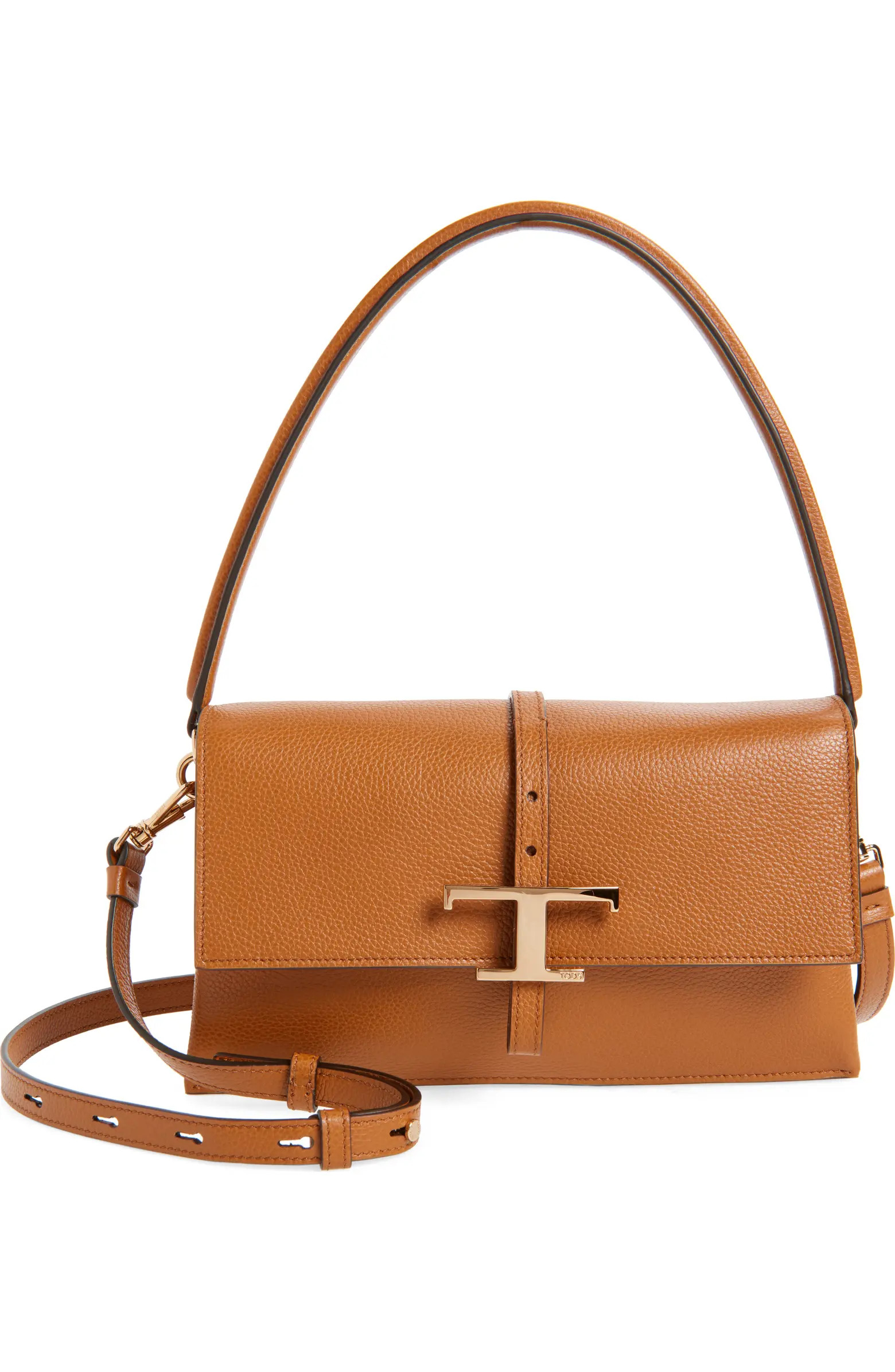 Mini T Timeless Leather Shoulder Bag | Nordstrom