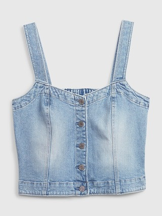 Denim Corset Top with Washwell | Gap (US)