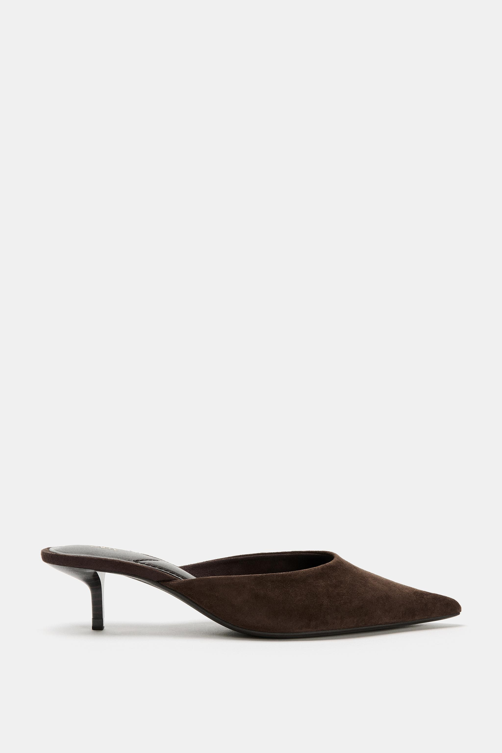 SUEDE MULE | Zara UK