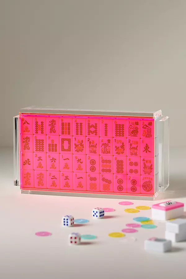 Acrylic Mahjong Board Game | Anthropologie (US)