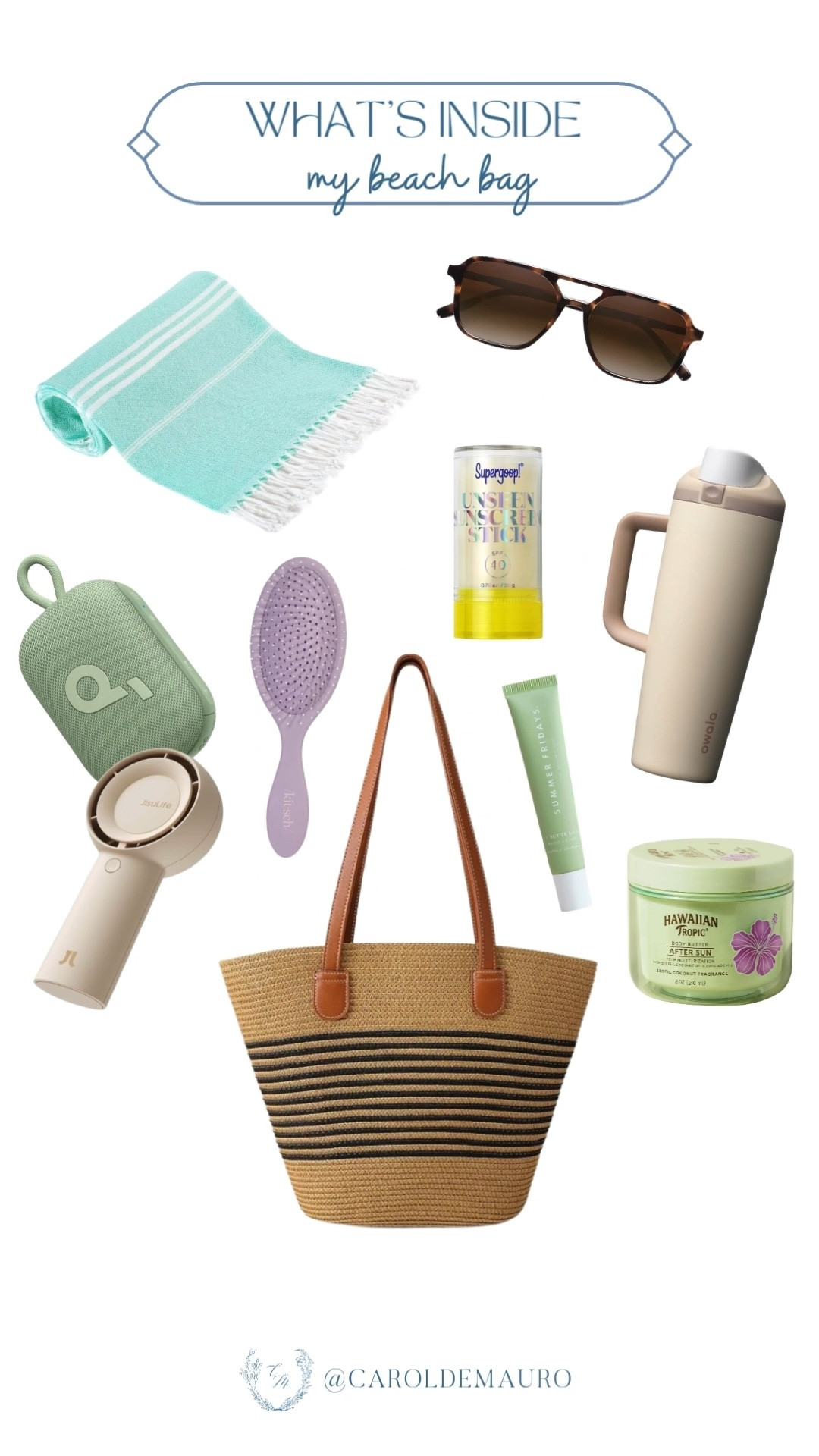 Pack your bag with these summer must-haves and you’ll be totally ready for a perfect day under the sun. You’ll love having all your favorites from a sunscreen stick to that sleek water tumbler.

amazon finds, 2026 trend, vacation must haves, summer essentials, tech gadgets, skincare sunscreen, beach day, travel gear

#LTKU #LTKTravel #LTKSeasonal