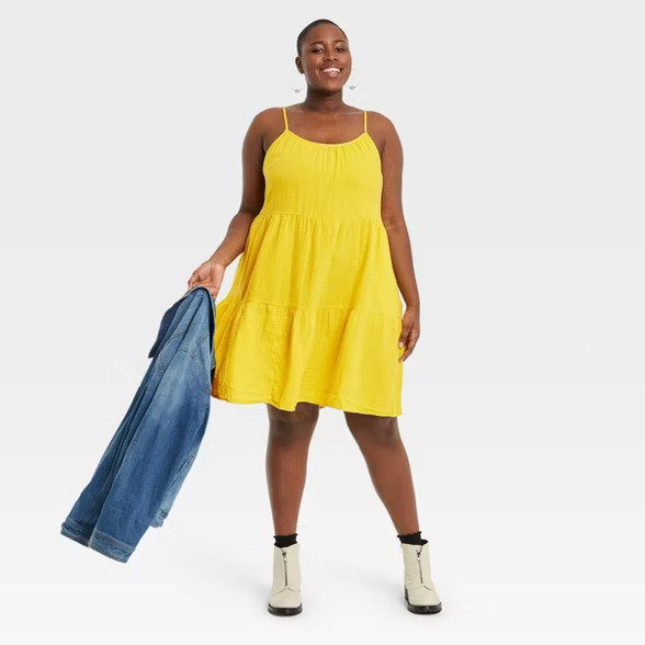 Women's Plus Size Tiered Tank Dress - Universal Thread™ | Target