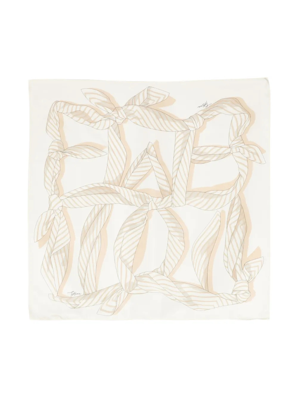 foulard à motif monogrammé | Farfetch Global