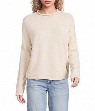 Things Between Long Sleeve Crew Neck Sweater -  S | Dillard's