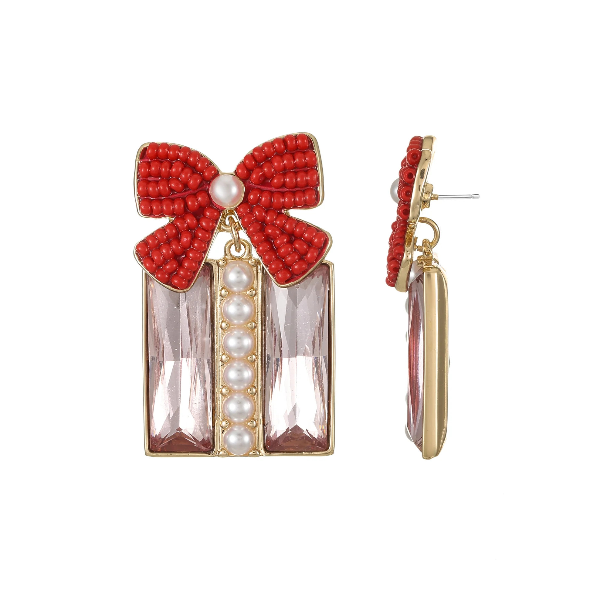 Packed Party Present Bow Earrings | Walmart (US)