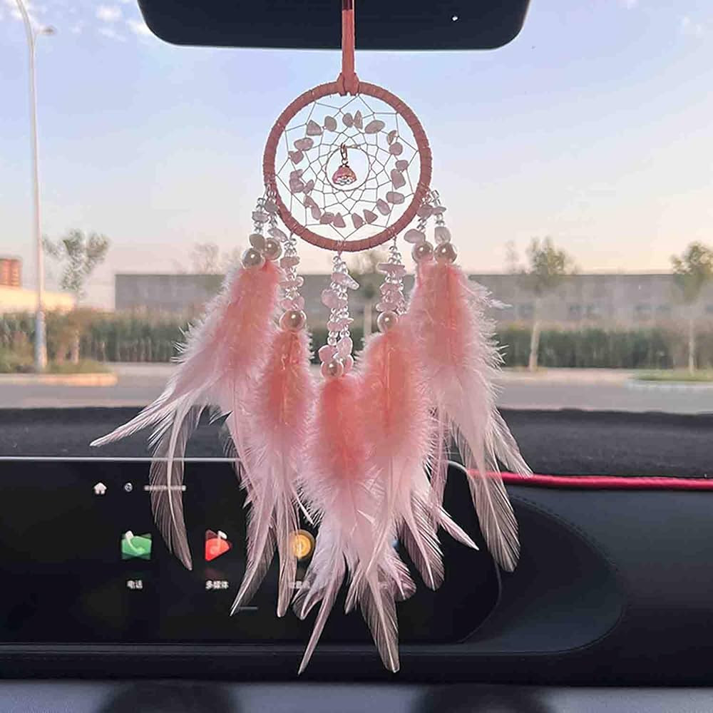 Amazon.com: Car Dream Catcher for Rearview Mirror Accessories, Car Mirror Hanging Accessorie, Car... | Amazon (US)