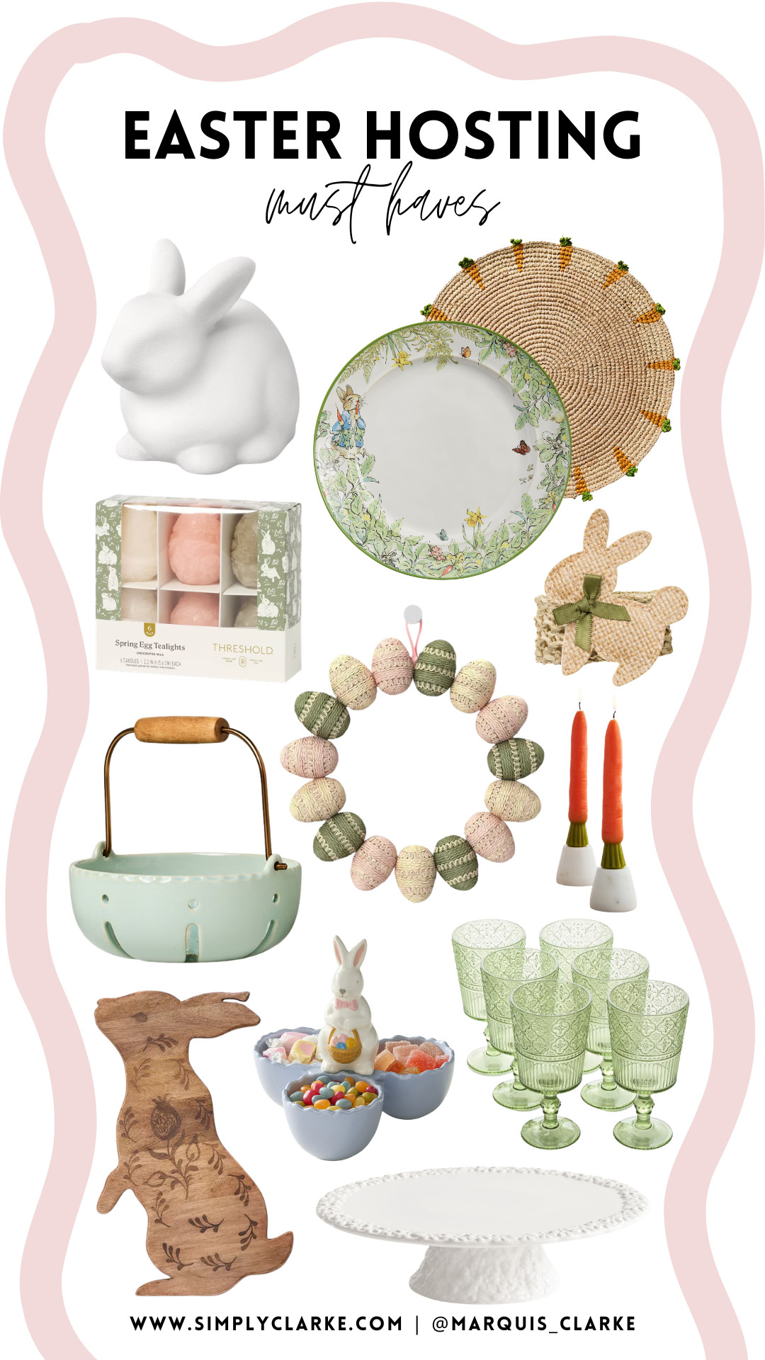 Easter hosting must haves! Sharing my go-to essentials for a fresh + effortless setup—from table decor to serving pieces that make everything feel pulled together and spring-ready!  

 #LTKdayinmylife #LTKSeasonal #LTKHome