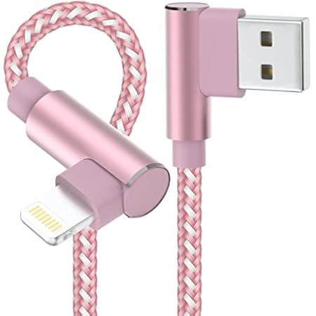 Lieyichan MFI Certified 90 Degree iPhone Charger 10 FT Lightning Cable 3 Pack Right Angled Brided iP | Amazon (US)