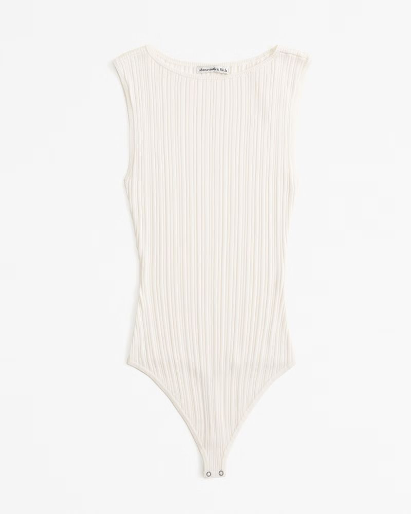 Glossy Slash Bodysuit | Abercrombie & Fitch (US)