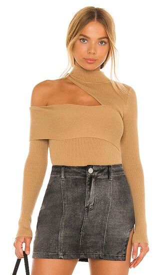 Kiera Sweater in Tan | Revolve Clothing (Global)