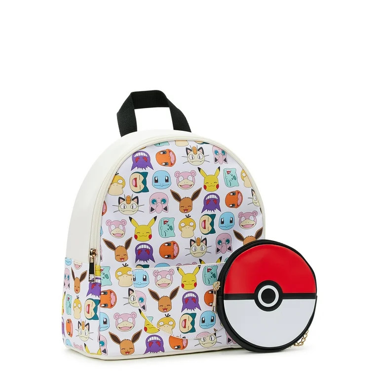Pokemon Pokeball Women's Graphic Mini Backpack, Multi-Color - Walmart.com | Walmart (US)