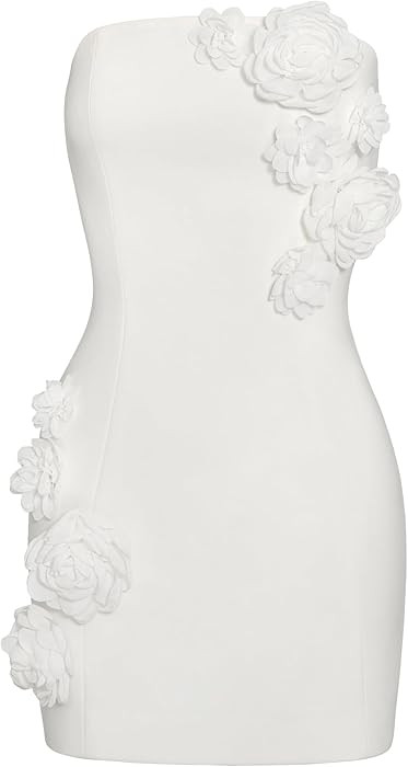 JW PEI Women's Blossoming Elegance Strapless Dress | Amazon (US)
