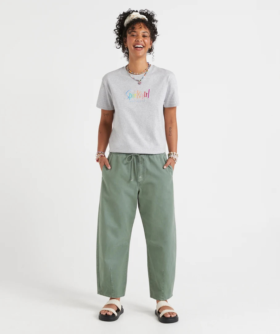 ROSE BARREL LEG PANT | Sportsgirl