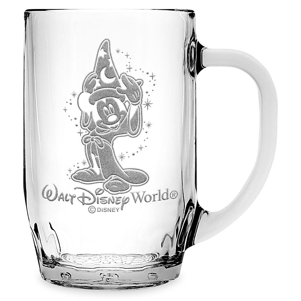 Sorcerer Mickey Mouse Glass Mug by Arribas Large Personalized Official shopDisney | Disney Store