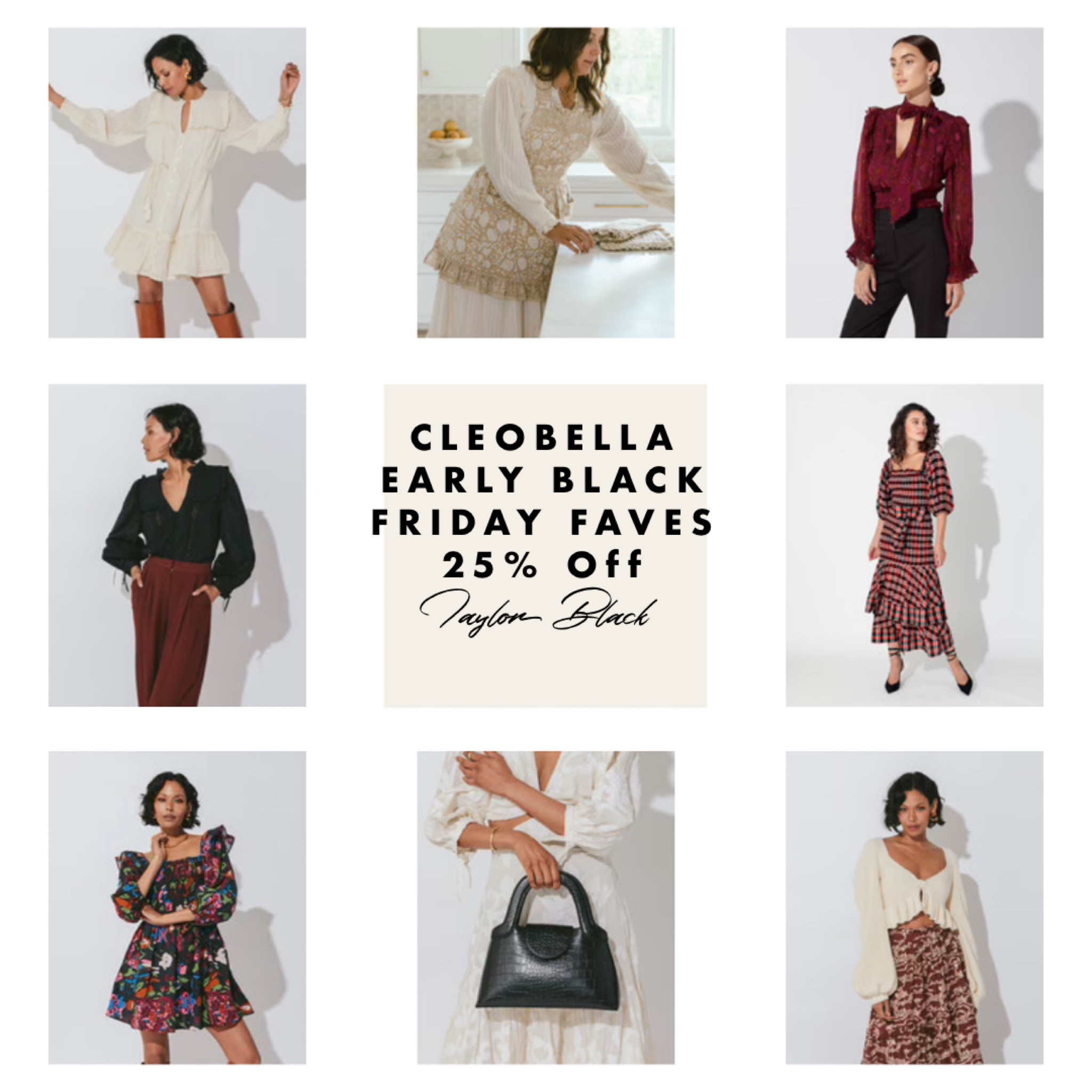 CLEOBELLA Early Black Friday Faves! 25% off! 

#LTKsalealert #LTKHoliday #LTKGiftGuide