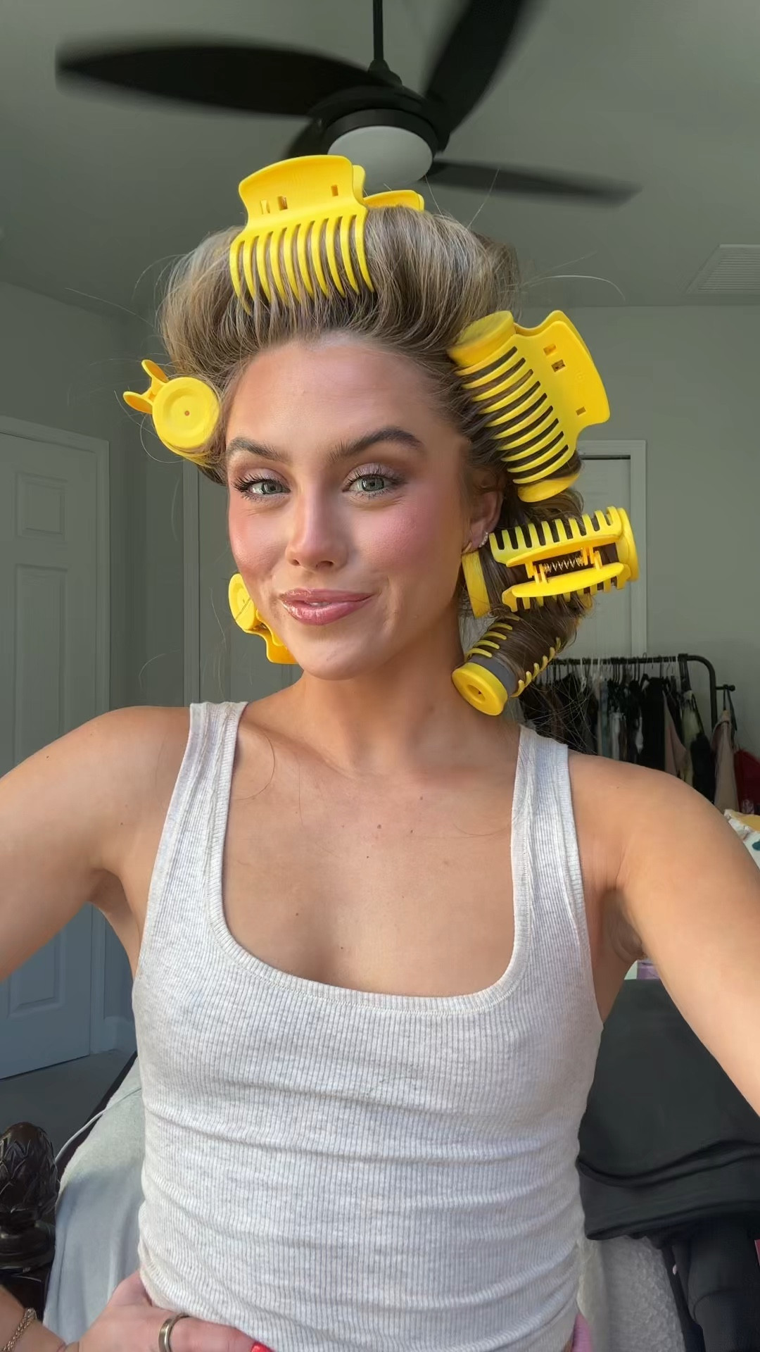 Drybar Hot Rollers long-length ceramic barrels hold large sections of hair and evenly distribute heat to create big, bouncy curls with tons of volume, less frizz and added shine. Two different barrel sizes allow for customized styling on all hair lengths to achieve the look of a perfect blowout

#LTKBeauty #LTKStyleTip #LTKWatchNow