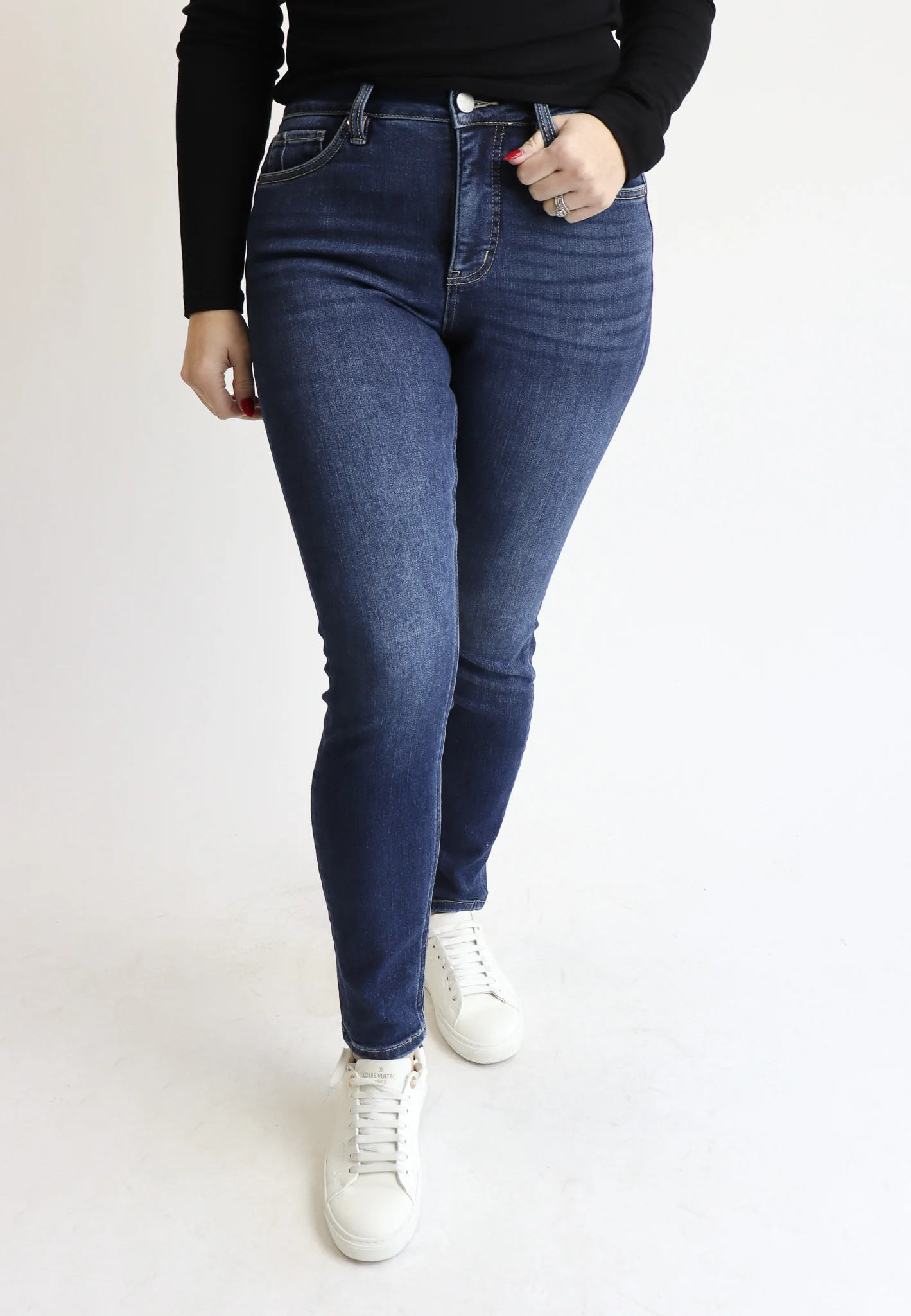 The Everyday Skinny Tummy Control Jean by Alexander Jane | Alexander Jane Boutique