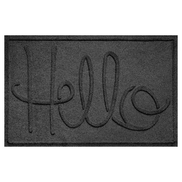 Aqua Shield Simple Hello Indoor/Outdoor Doormat - Bungalow Flooring | Target