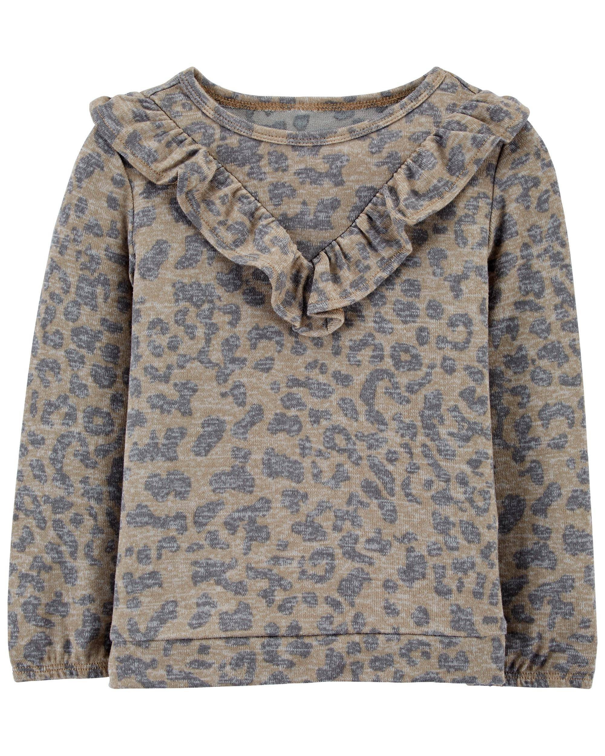 V-Ruffle Cozy Top | Carter's