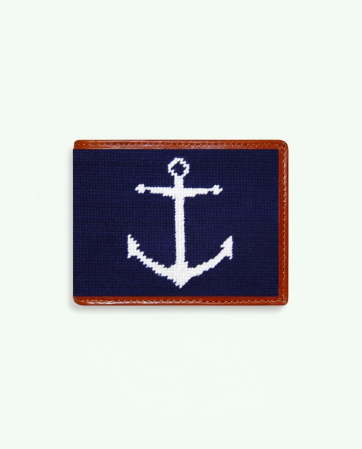 Brooks Brothers Smathers & Branson Cotton Needlepoint Wallet | Brooks Brothers