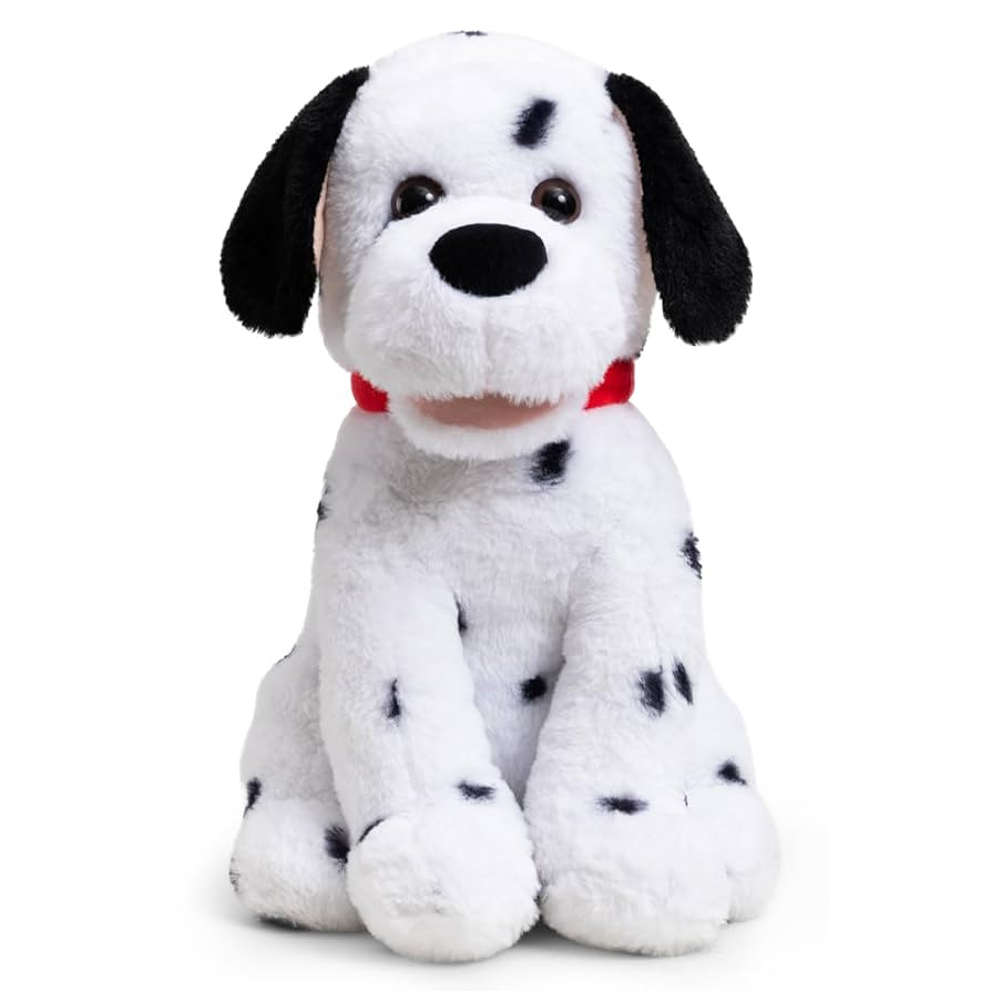 Dalmatian Stuffed Animal Dalmatian Puppy Dog Plush with Red Collar Plush Toy Gift for Kids 13 inc... | Amazon (US)
