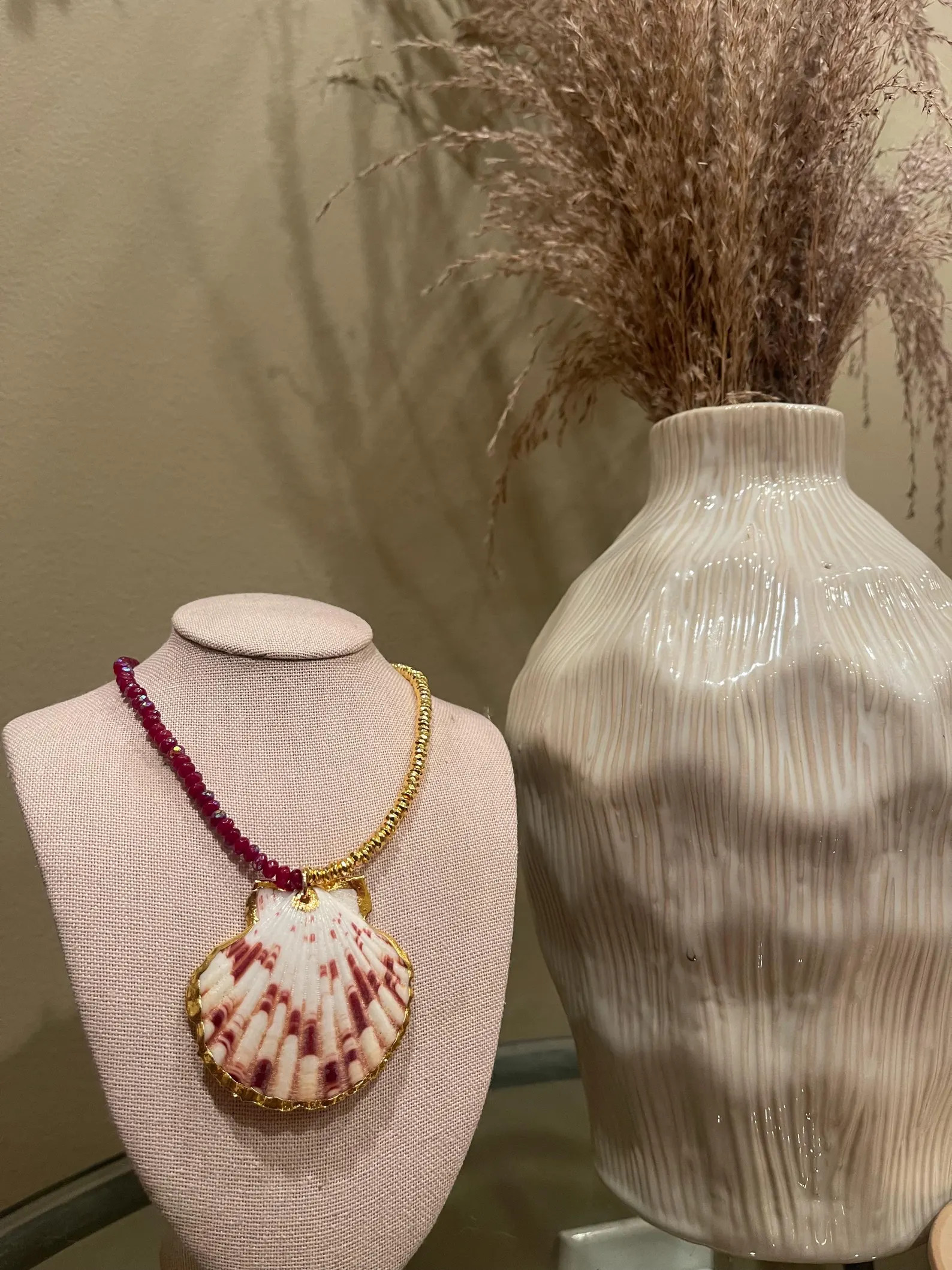 Shell Beaded Handmade Necklace | Etsy (Global)