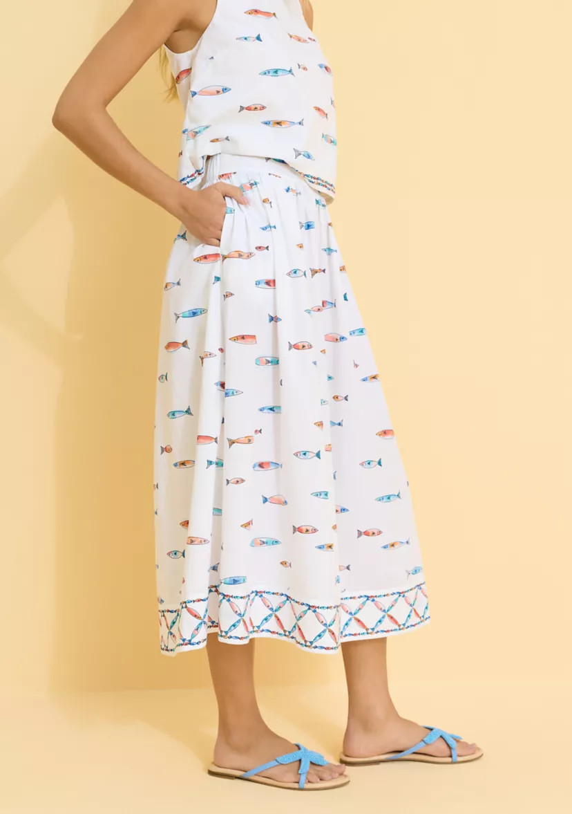 Sewing Down South x Crown & Ivy™ Finn Midi Skirt | Belk