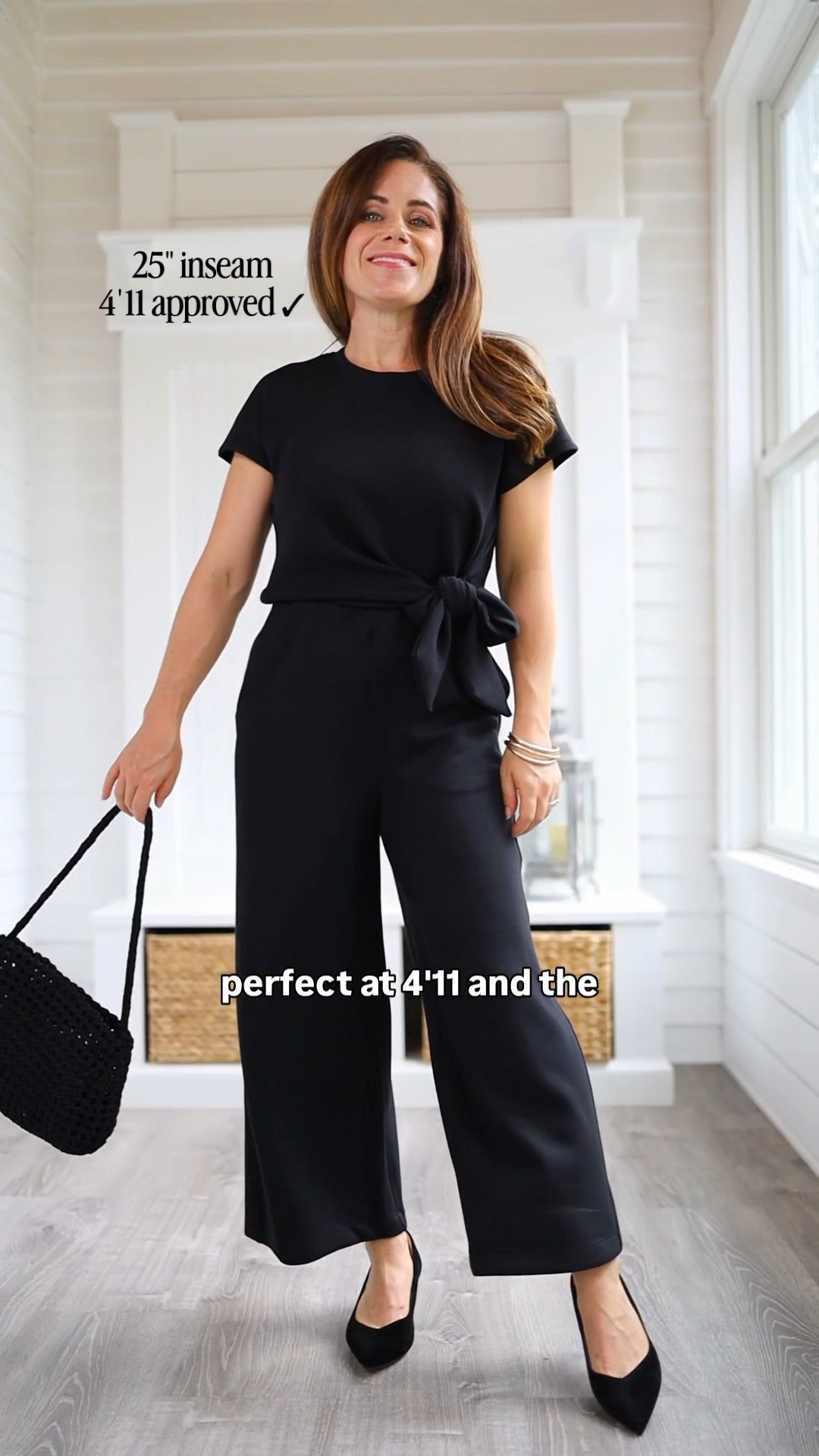 @Spanx AirEssentials for petites? I have THOUGHTS. 👀

I tried three of the most tempting styles — and while the proportions impressed me, the inseams tell a slightly different story.

The clear winner? The tie-waist jumpsuit. 🙌 With a 25” inseam, it fits beautifully at 4’11, the waist actually lands where it should, and the AirEssentials fabric is deliciously soft. Plus, that hidden easy-on/easy-off feature? Jumpsuit bathroom struggles, solved.

The straight-leg pants are beautifully proportioned for petites, but the 30” inseam was too long on me. If you’re around 5’2+, these could be fantastic. AND I found a similar AirEssentials straight-leg option with a 26” inseam that may be a better bet for my fellow extra-petites. 👀

And the wide leg? Gorgeous. The 10.5” petite rise is SO good and I love the drape — but at 28.5”, they need a hem on me.

Yes, you heard that correctly. This anti-“just get it altered” petite is ACTUALLY getting them hemmed. 😂 That’s how much I like them.

Travel outfits | travel set | jumpsuit | school drop off outfit

#LTKOver40 #LTKPetite #LTKTravel