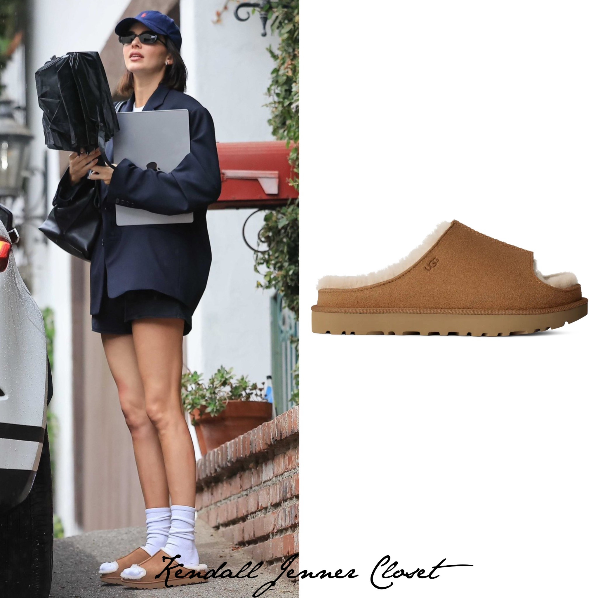 #KendallJenner out and about in LA wearing the #UGG ‘Greenport Slide’ ($120). 🧸 



#LTKStyleTip #LTKShoeCrush