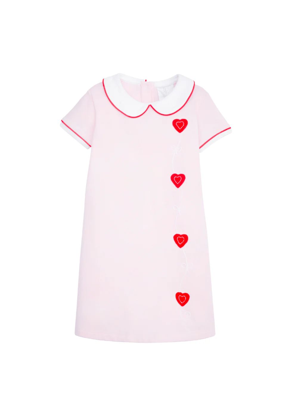 Applique Libby Dress - Hearts | Little English