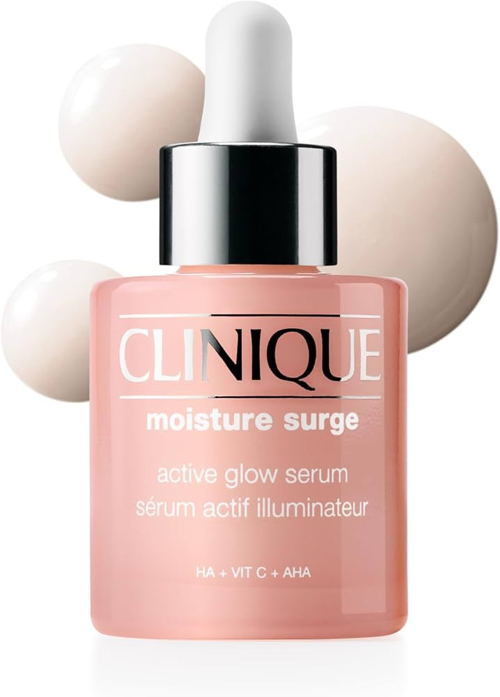 Clinique Moisture Surge Active Glow Serum with Lactic Acid, Hyaluronic Acid + Vitamin C | Hydrati... | Amazon (US)