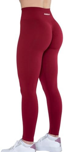 AUROLA Workout Leggings for Women Seamless Scrunch Tights Tummy Control Gym Fitness Girl Sport Ac... | Amazon (US)