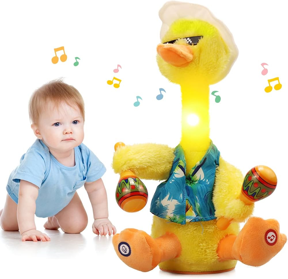 Talking Duck Toy Repeats What You Say Dancing Duck Baby Toys for Kids Toddlers Infants Mimicking ... | Amazon (US)