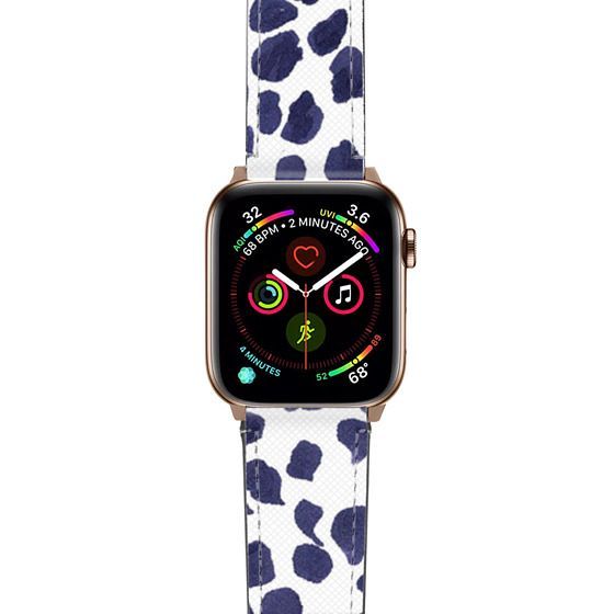 CASETiFY Apple Watch Band   - Holly Nichols Collection, Navy Dalmatian Print by H. Nichols Illust... | Casetify