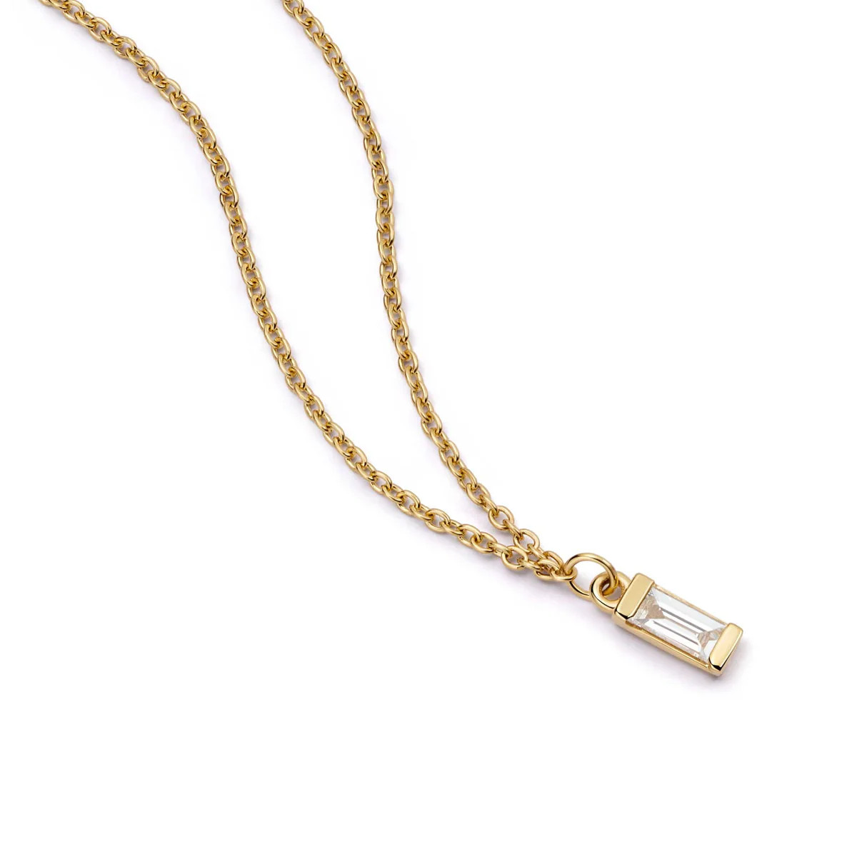 Estée Lalonde Fine Diamond Necklace 14ct Solid Gold | Daisy London Jewellery