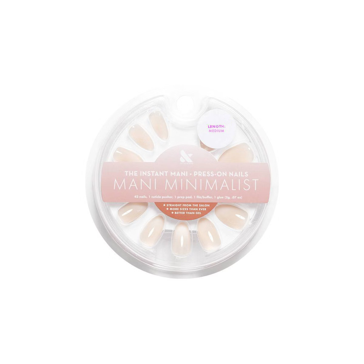 Olive & June Press-On Fake Nails - Milky Syrup Gradient - 42ct | Target