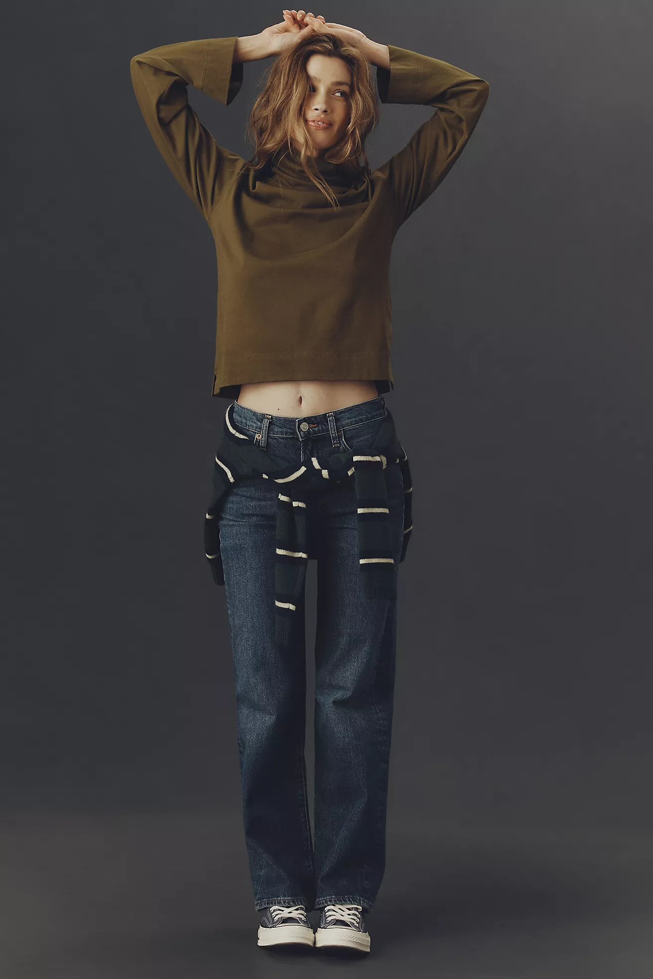 Nation Los Angeles Neo Mock-Neck Top | Anthropologie (US)