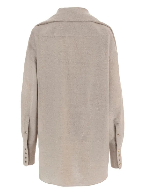 DARKPARK Wool Shirt  | Grey | FARFETCH | Farfetch Global