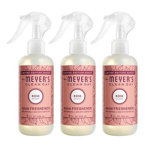 MRS. MEYER'S CLEAN DAY Room Spray, Rose Scent, 8 Fl Oz Bottle - 3 Pack | Amazon (US)