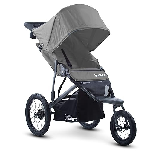 Joovy Zoom 360 Ultralight Jogging Stroller, Large Canopy, Lightweight Jogger, Extra Large Air Fil... | Amazon (US)