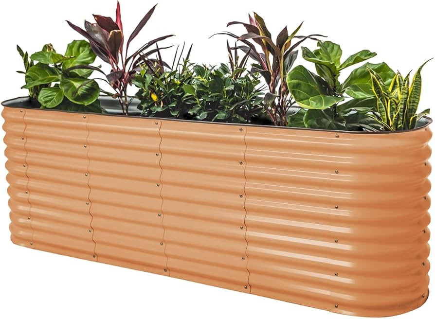 Vego garden 32" Extra Tall Raised Garden Bed Kits, 9 in 1 Modular Raised Planter Box for Vegetabl... | Amazon (US)